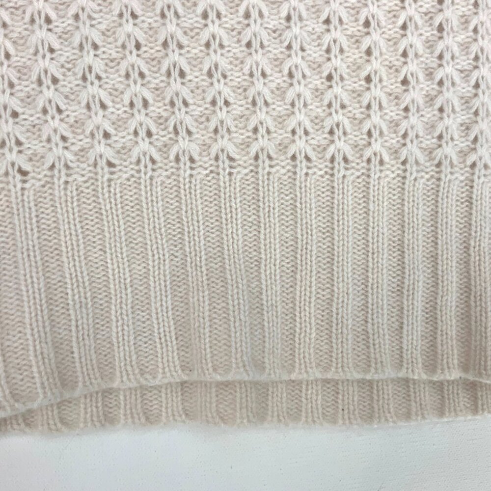Cashmere Cropped Waffle Knit Sweater from Cashmere 360 Sz M - Picture 15 of 16
